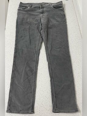 Faherty Stretch Terry 5 Pocket Pants Men’s 40T 40x34 Slate Grey Cotton Chino